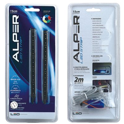 LED STRIP ADESIVO 15CM AMARELO | COD FABR 7211682 72116.82