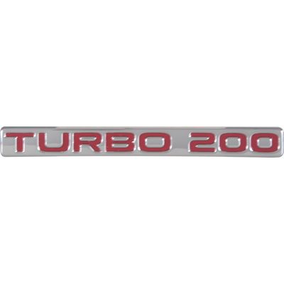 LETREIRO (TURBO 200) FASTBACK 22/ CROM | COD FABR 13150 00125.22