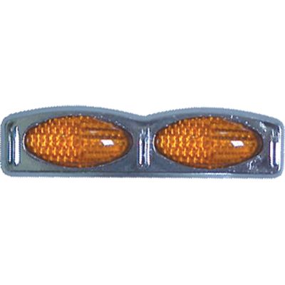 PROTETOR PT OVAL DUPLO LARANJA C/BASE CROM OLHO DE GATO | COD FABR 05.009 11165.41 PROTETOR PT OVAL DUPLO LARANJA C/BASE CROM OLHO DE GATO | COD FABR 05.009 11165.41