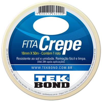 FITA CREPE 18MMX50M | COD FABR 000000078072708158 08302.69