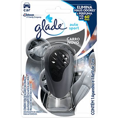 APARELHO GLADE AUTO SPORT CARRO NOVO 7ML | COD FABR 663805 08302.12 APARELHO GLADE AUTO SPORT CARRO NOVO 7ML | COD FABR 663805 08302.12