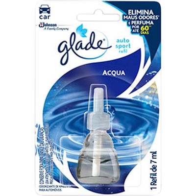 REFIL GLADE AUTO SPORT ACQUA 7ML | COD FABR 626270 08302.25 REFIL GLADE AUTO SPORT ACQUA 7ML | COD FABR 626270 08302.25
