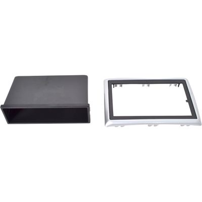 MOLDURA 1/2 DIN RENAULT MEGANE 07/11 PRATA | COD FABR AP719 60656.53 MOLDURA 1/2 DIN RENAULT MEGANE 07/11 PRATA | COD FABR AP719 60656.53