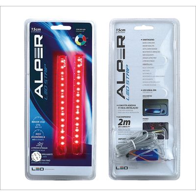 LED STRIP ADESIVO 15CM VERMELHO | COD FABR 7211681 72116.81 LED STRIP ADESIVO 15CM VERMELHO | COD FABR 7211681 72116.81