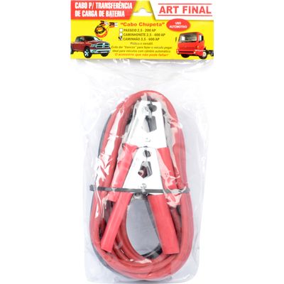 CABO CHUPETA 3,5M 600A VERMELHO/PRETO | COD FABR 1509 99699.98 CABO CHUPETA 3,5M 600A VERMELHO/PRETO | COD FABR 1509 99699.98