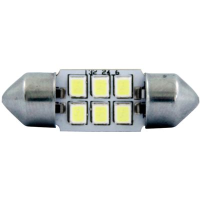 LAMP LED TORPEDO 6L 36MM 12V BRANCO | COD FABR AP1090 07044.43