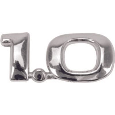 LETREIRO (1.0) VW CROM C/ADESIVO | COD FABR 09024 26324.00