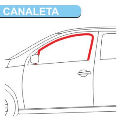CANALETA CORSA 4P COMPLETA TRAS 6PCS | COD FABR 8811009 88110.09