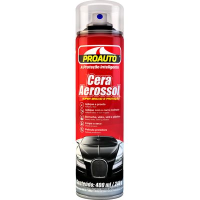 CERA AEROSOL PROAUTO 400ML | COD FABR 2366 08500.16 CERA AEROSOL PROAUTO 400ML | COD FABR 2366 08500.16