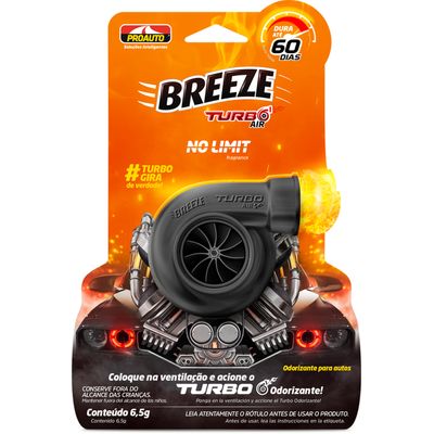 ODORIZANTE BREEZE TURBO AIR NO LIMIT 6,5G | COD FABR 5344 08302.05