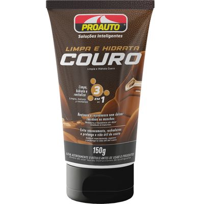LIMPA HIDRATA COURO PROAUTO 150G | COD FABR 3060 08301.99 LIMPA HIDRATA COURO PROAUTO 150G | COD FABR 3060 08301.99