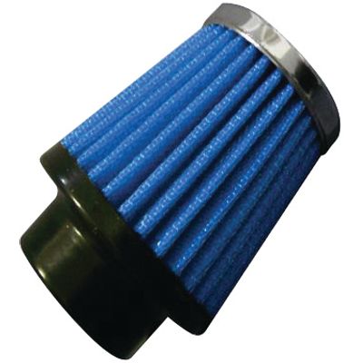 FILTRO AR CONICO ALTO 9.0CM TECIDO ENCAIXE 52MM BORR AZUL | COD FABR RC004AZ 70105.00