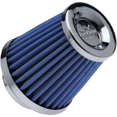 FILTRO AR CONICO ALTO 9.0CM TECIDO ENCAIXE 62MM RIGIDO AZUL | COD FABR RC027AZ 70120.00
