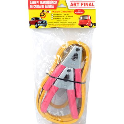 CABO CHUPETA 2,5M 300A AMARELO | COD FABR 1508 99699.99