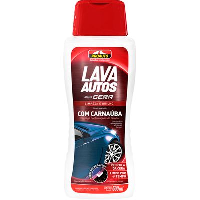 LAVA AUTO C/ CERA DE CARNAUBA PROAUTO 500ML | COD FABR 265 08301.81 LAVA AUTO C/ CERA DE CARNAUBA PROAUTO 500ML | COD FABR 265 08301.81