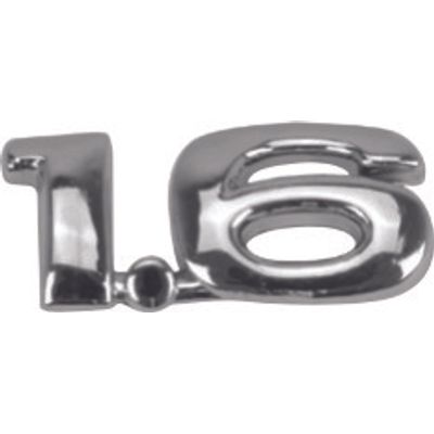 LETREIRO (1.6) VW 95/00 CROM C/ADESIVO | COD FABR 09016 26316.00 LETREIRO (1.6) VW 95/00 CROM C/ADESIVO | COD FABR 09016 26316.00