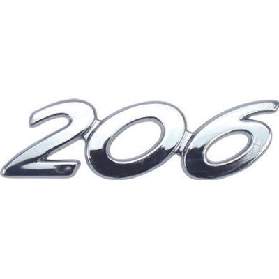 LETREIRO (206) PEUGEOT 98/12 CROM | COD FABR 11402 28057.01 LETREIRO (206) PEUGEOT 98/12 CROM | COD FABR 11402 28057.01