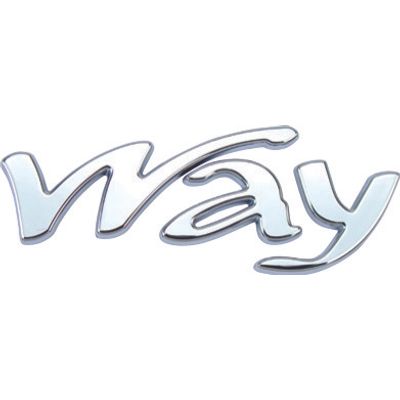 LETREIRO (WAY) UNO 11/16 CROM | COD FABR 13037 27780.70