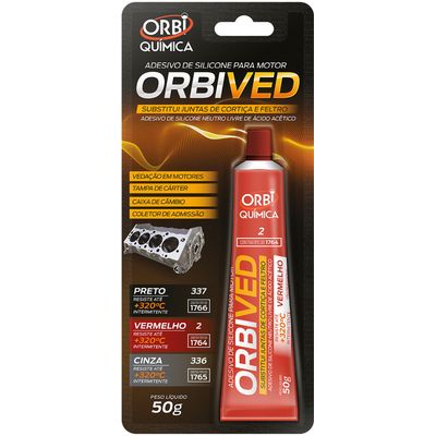 ADESIVO SILICONE VERM ORBIVED 50G | COD FABR 2 00134.09