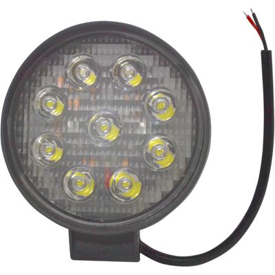 FAROL MILHA REDON UNIV 9 LEDS 12V CARC PTO 11CM | COD FABR 1800564 18005.64