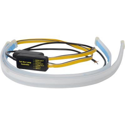 FITA LED DUAL COLOR DRL 45CM 6000K+3000K 8W BCO/AMARELO PAR | COD FABR 8392218 83922.18