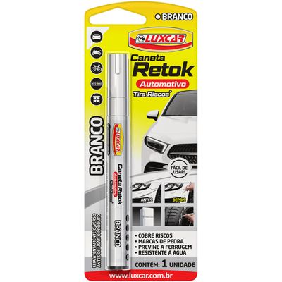 CANETA TIRA RISCOS RETOK AUTOMOTIVO BRANCO | COD FABR 5090 00437.58 CANETA TIRA RISCOS RETOK AUTOMOTIVO BRANCO | COD FABR 5090 00437.58