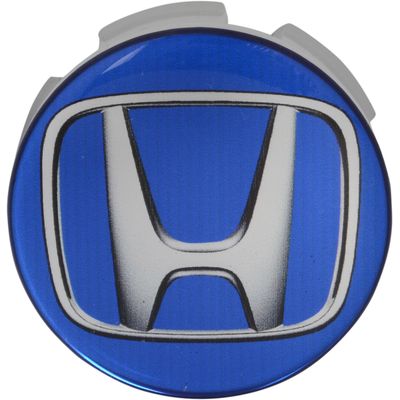 CALOTA CENTRO RODA LINHA HONDA AZUL C/H CROM 58MM | COD FABR 0450060 04500.60