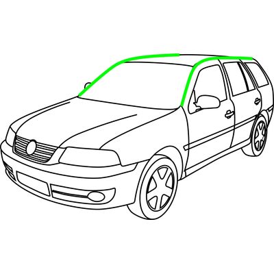 ARREMATE PINGADEIRA GOL 95/99 BOLA PAR 2/4P FLOCADO A/C D/E | COD FABR 417 86005.35