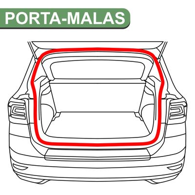 BORR P/MALAS KOMBI 57/97 BAGAGEIRO 3PC MAX | COD FABR 9550203 95502.03