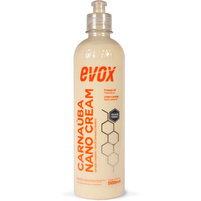 CERA AUTOMOTIVA CARNAUBA CREME LIMPADORA UV NANO CREAM 500ML | COD FABR 80.95.EV010-671 00437.09