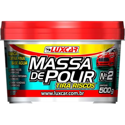 MASSA POLIR 500G BASE AGUA PRONTO USO TIRA RISCOS | COD FABR 4268 00437.77