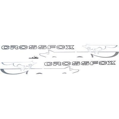 FAIXA DECORATIVA CROSSFOX RAPOSA 08/ GRAFITE | COD FABR PL0579 00129.90