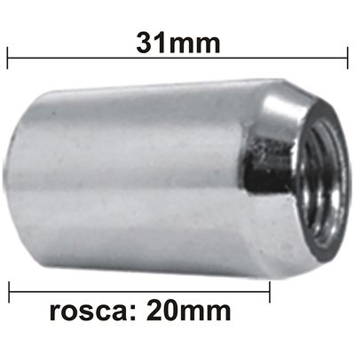 PORCA ALLEN GM/MITSUBISHI CH 19MM 16PCS | COD FABR 2017 00403.99