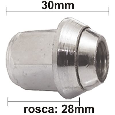 PORCA GM/VW/CHERY/HYUNDAI C/ARRUELA CH 19MM 16PCS | COD FABR 2209 1 00404.09