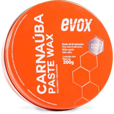 CERA AUTOMOTIVA CARNAUBA PASTA PROTETORA PASTE WAX 200G | COD FABR 80.95.EV008-740 00437.11