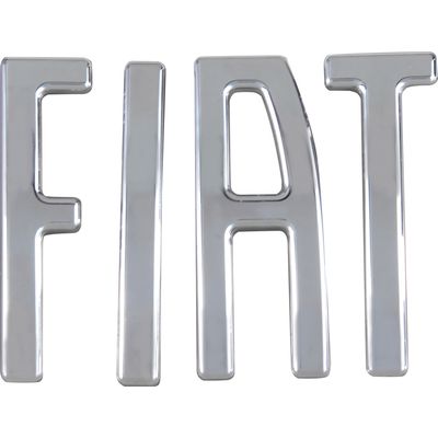 EMBLEMA LOGO GRADE FIAT STRADA 21/25 CROM | COD FABR 13137 00125.30 EMBLEMA LOGO GRADE FIAT STRADA 21/25 CROM | COD FABR 13137 00125.30