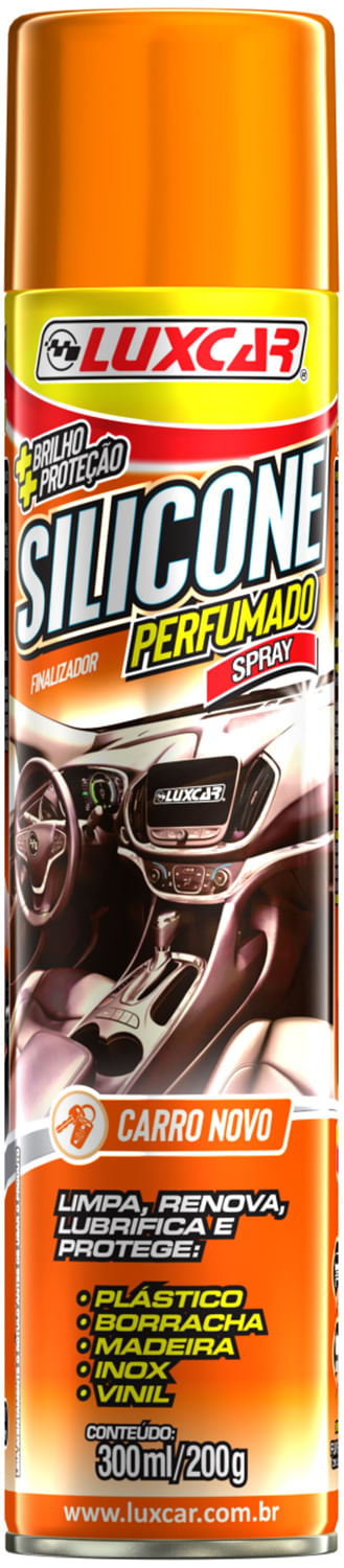 FINALIZADOR SILICONE 300ML SPRAY PRONTO USO CARRO NOVO | COD FABR 2575