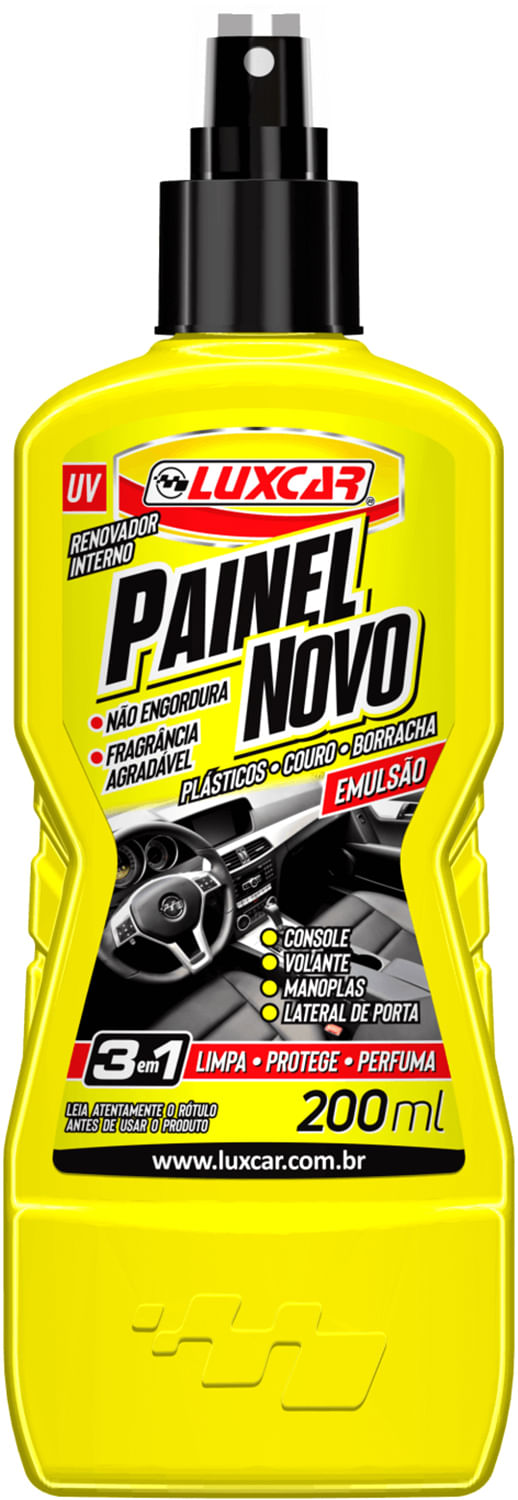 LIMPA PAINEL PLAST/COURO/BORR 3EM1 200ML USO INT PRONTO USO | COD FABR 4900