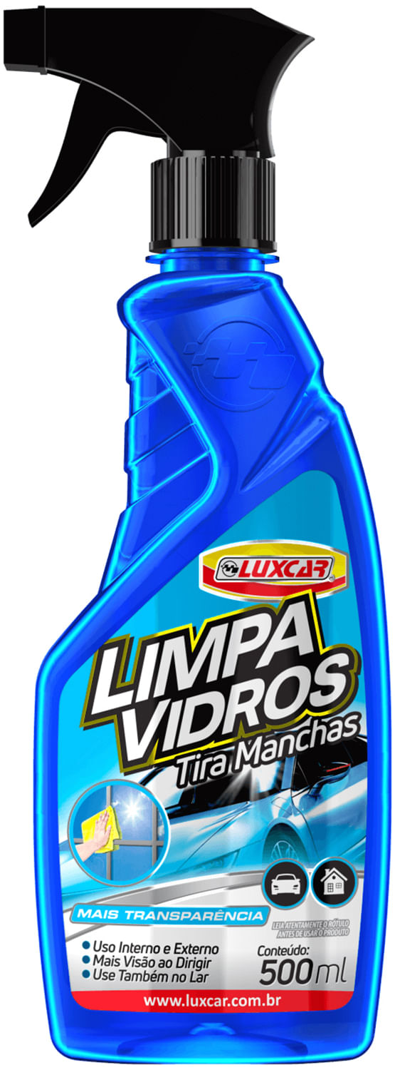 LIMPA VIDROS 500ML SPRAY PRONTO USO TIRA MANCHAS | COD FABR 4266