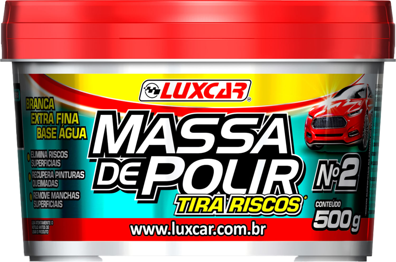 MASSA POLIR 500G BASE AGUA PRONTO USO TIRA RISCOS | COD FABR 4268