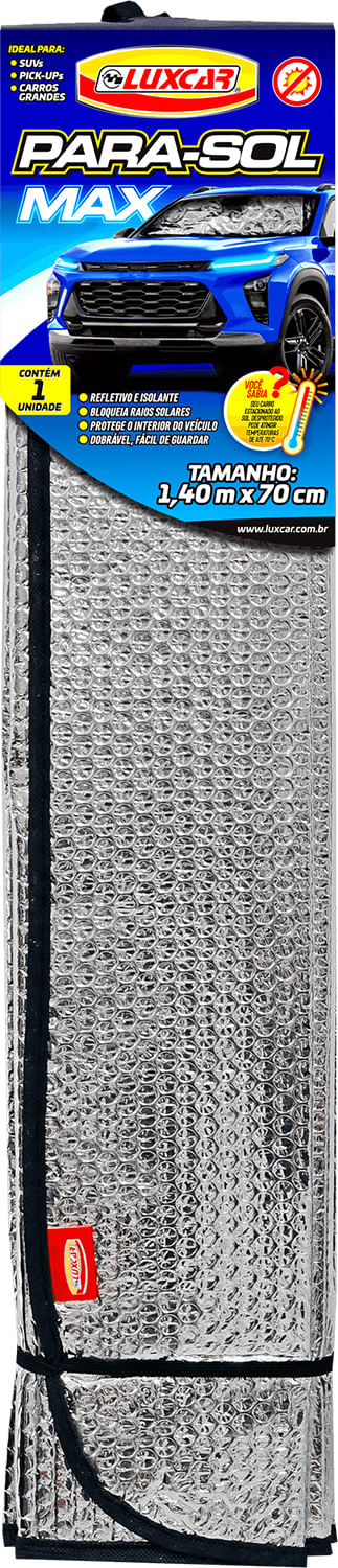 PARA-SOL FRONTAL METALIZADO 140X70CM | COD FABR 7195