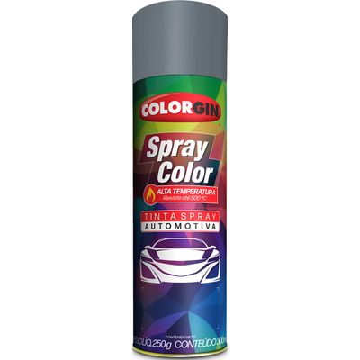 COLORGIN SPRAY AUTOMOTIVO ALUMINIO ALTA TEMPERATURA 300ML | COD FABR 50.00.05900-243 00445.52