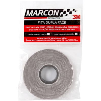 FITA DUPLA FACE 8,5MM 5M 0,8MM CZA ROLO | COD FABR 00839 03652.14