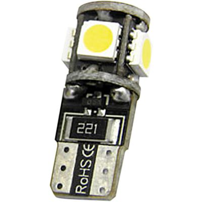 LAMP LED T10 5 SMD 5050 12V CANBUS 400L 6000K | COD FABR SLL-1205 04620.01