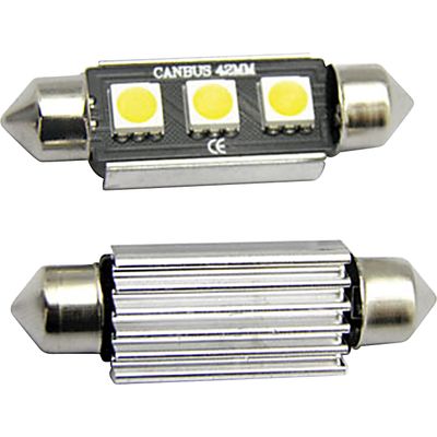 LAMP LED TORPEDO 3 SMD 5050 12V CANBUS 42MM 400L 6000K | COD FABR SLL-1242 04620.08