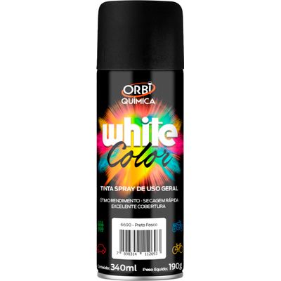 TINTA SPRAY WHITE COLOR PTO FOSCO 340ML/190G | COD FABR 18746 08301.66