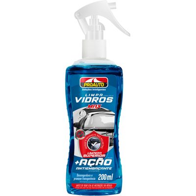 LIMPA VIDROS ANTIEMBACANTE PROAUTO 200ML | COD FABR 307 08301.86