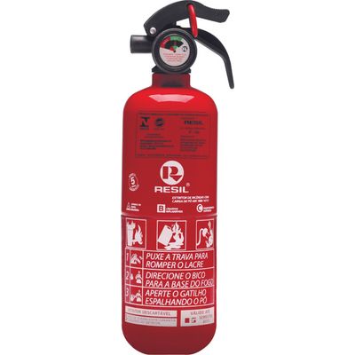 EXTINTOR 1KG PO ABC UNIVERSAL S/SUPORTE | COD FABR 1300.98800 09016.00