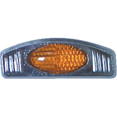 PROTETOR PT OVAL SIMPLES LARANJA C/BASE CROM OLHO DE GATO | COD FABR 05.006 11165.13