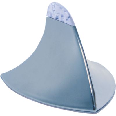 ANTENA TETO DECOR MOD TUBARAO LED AZUL CROM | COD FABR 01.023 11175.03